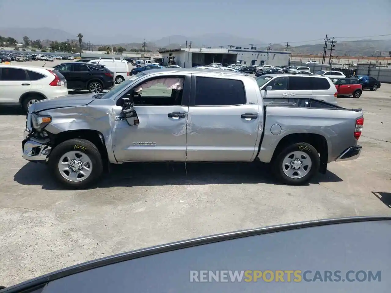 9 Photograph of a damaged car 5TFEY5F17MX280279 TOYOTA TUNDRA 2021