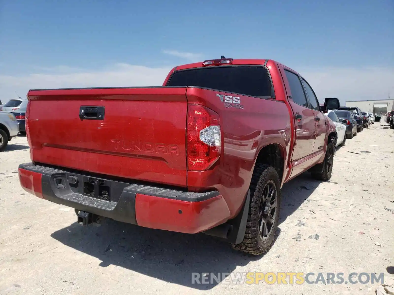 4 Photograph of a damaged car 5TFEY5F17MX283716 TOYOTA TUNDRA 2021