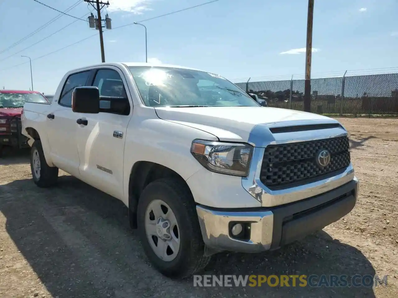 1 Photograph of a damaged car 5TFEY5F18MX290884 TOYOTA TUNDRA 2021