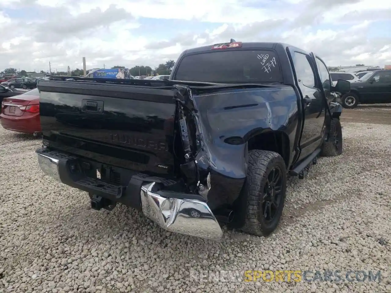 4 Photograph of a damaged car 5TFEY5F19MX287749 TOYOTA TUNDRA 2021