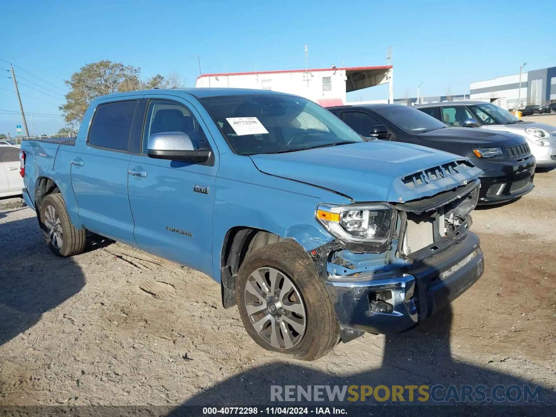 1 Photograph of a damaged car 5TFFY5F18MX275807 TOYOTA TUNDRA 2021