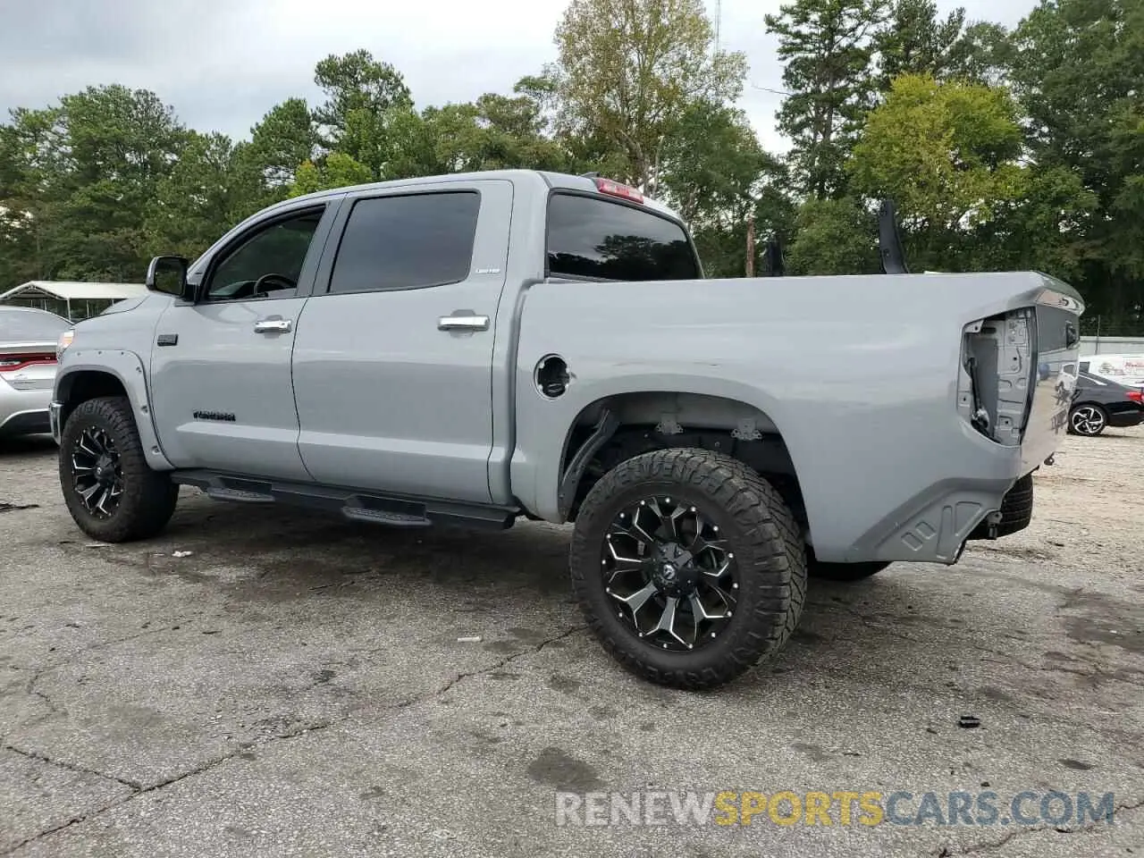 2 Photograph of a damaged car 5TFFY5F19MX292163 TOYOTA TUNDRA 2021