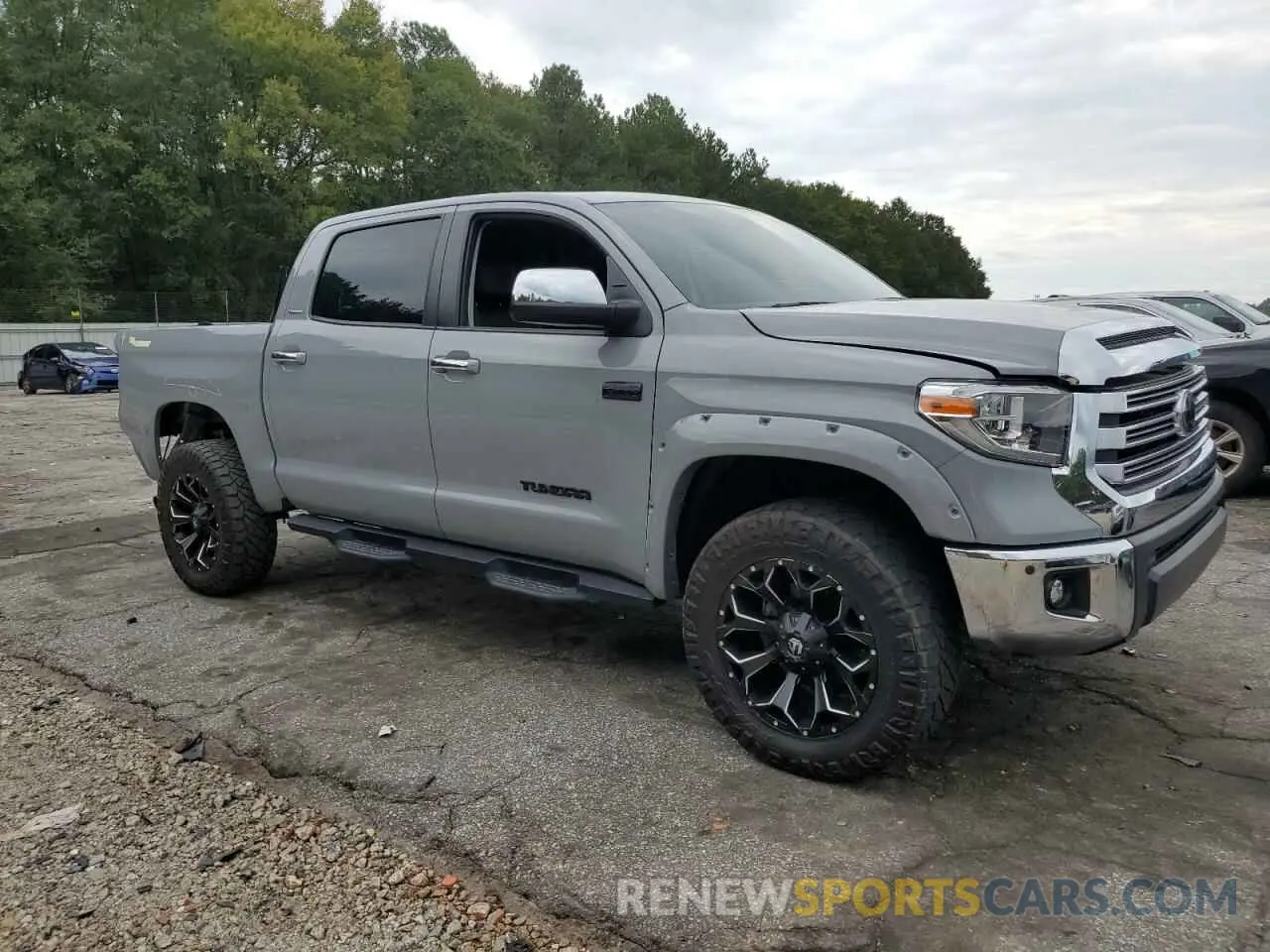 4 Photograph of a damaged car 5TFFY5F19MX292163 TOYOTA TUNDRA 2021