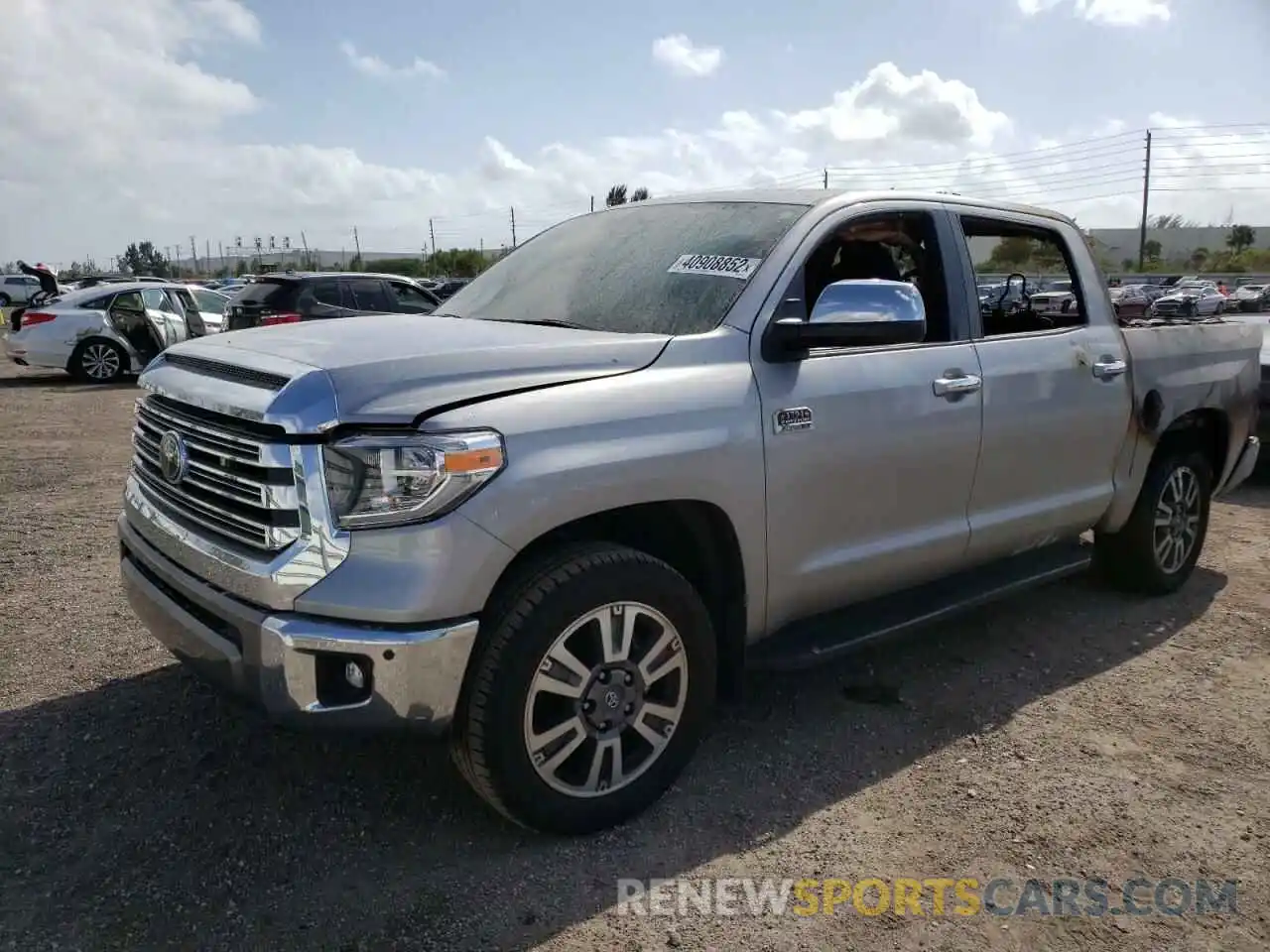 2 Photograph of a damaged car 5TFGY5F18MX285466 TOYOTA TUNDRA 2021