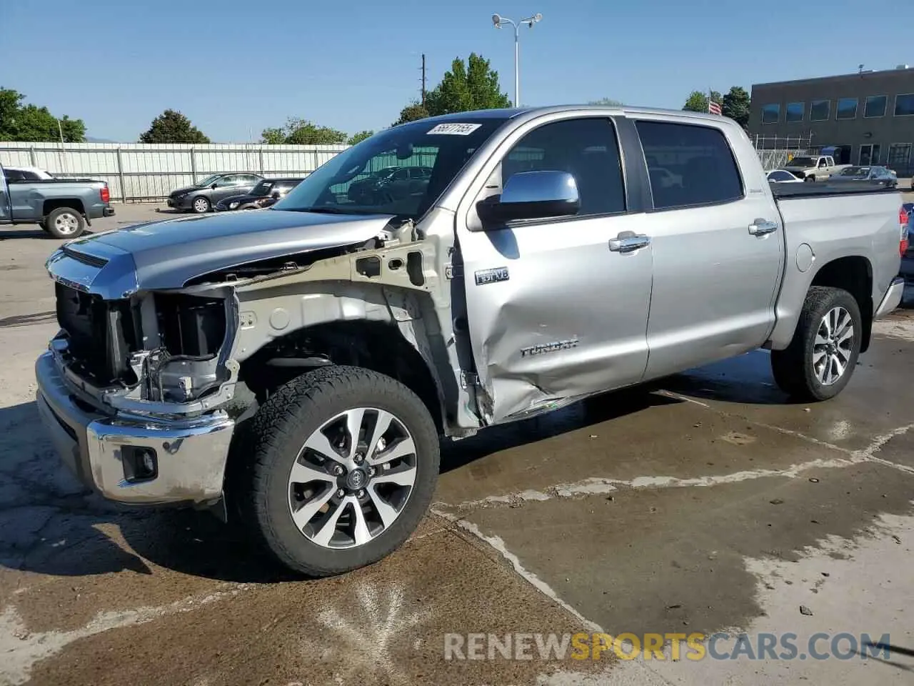 1 Photograph of a damaged car 5TFHY5F10MX002871 TOYOTA TUNDRA 2021