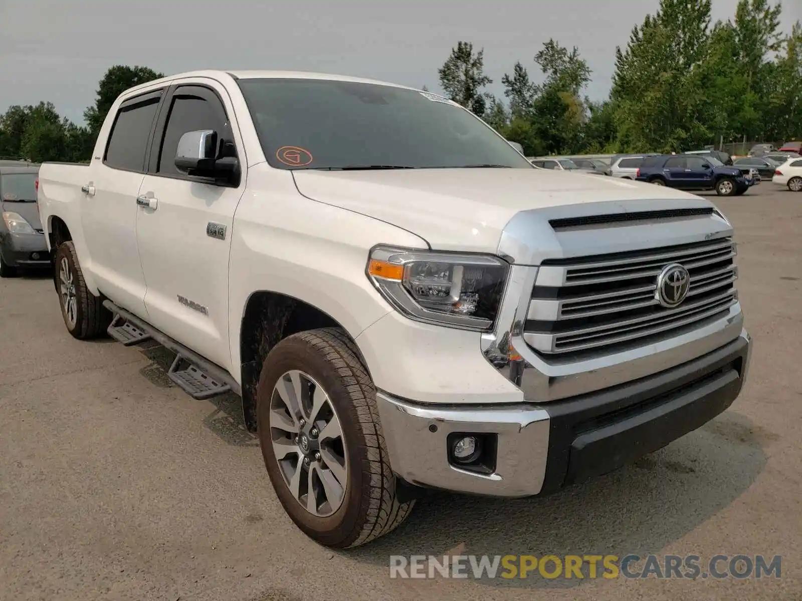 1 Photograph of a damaged car 5TFHY5F10MX003311 TOYOTA TUNDRA 2021