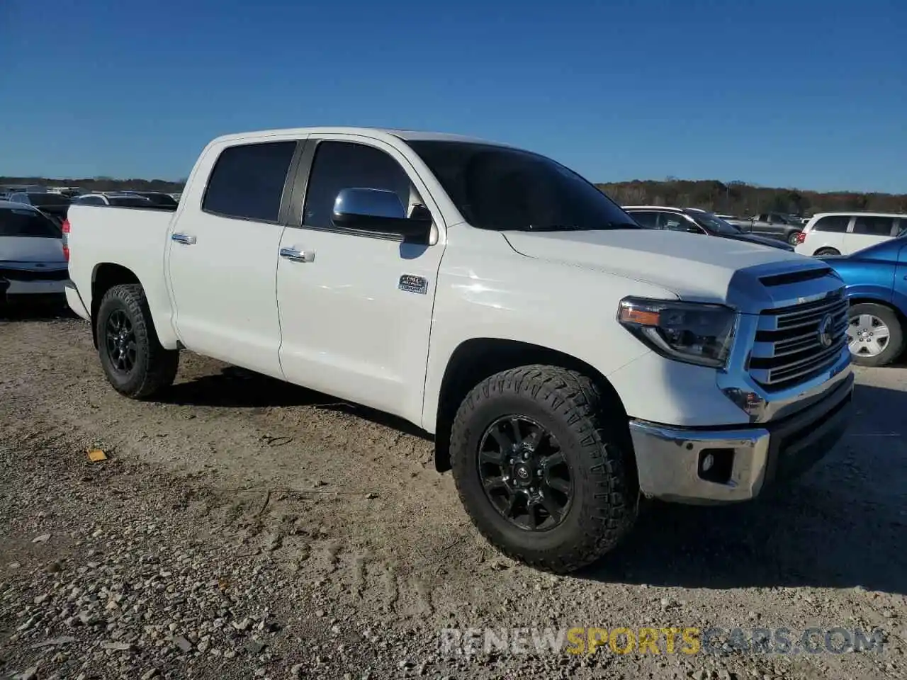 4 Photograph of a damaged car 5TFHY5F10MX037023 TOYOTA TUNDRA 2021