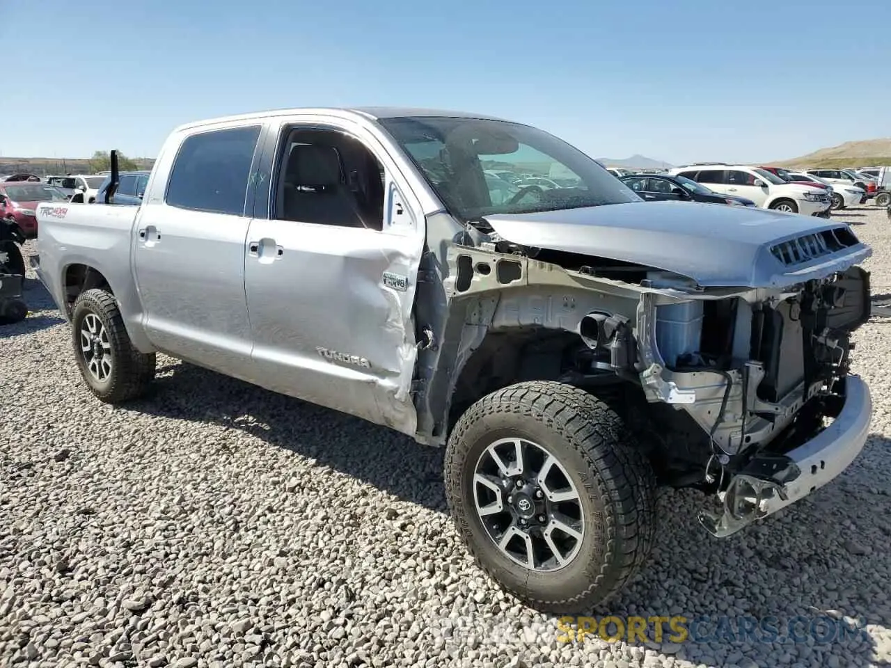 4 Photograph of a damaged car 5TFHY5F13MX007255 TOYOTA TUNDRA 2021