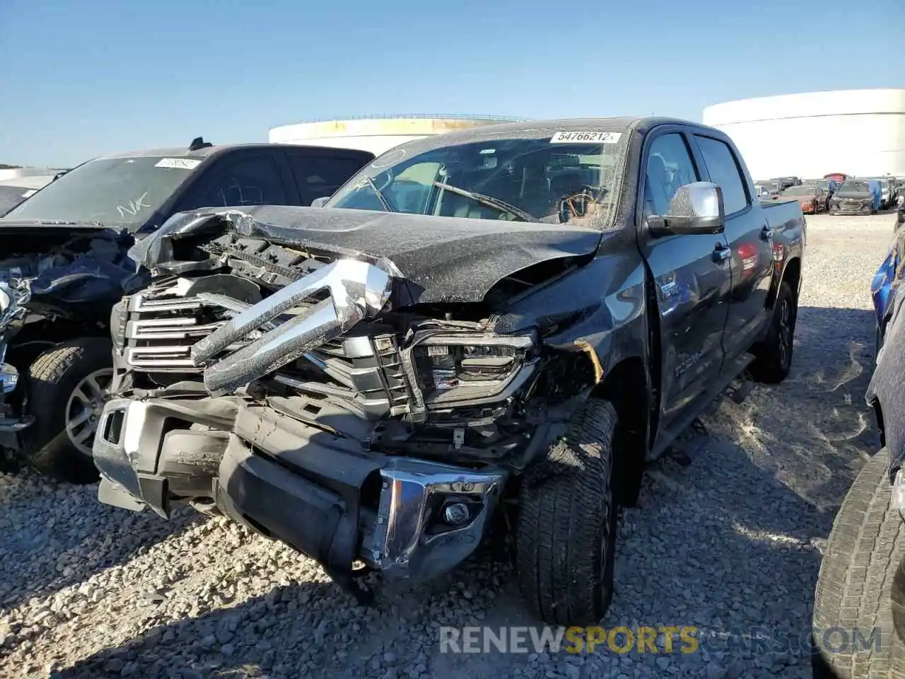 2 Photograph of a damaged car 5TFHY5F13MX036948 TOYOTA TUNDRA 2021