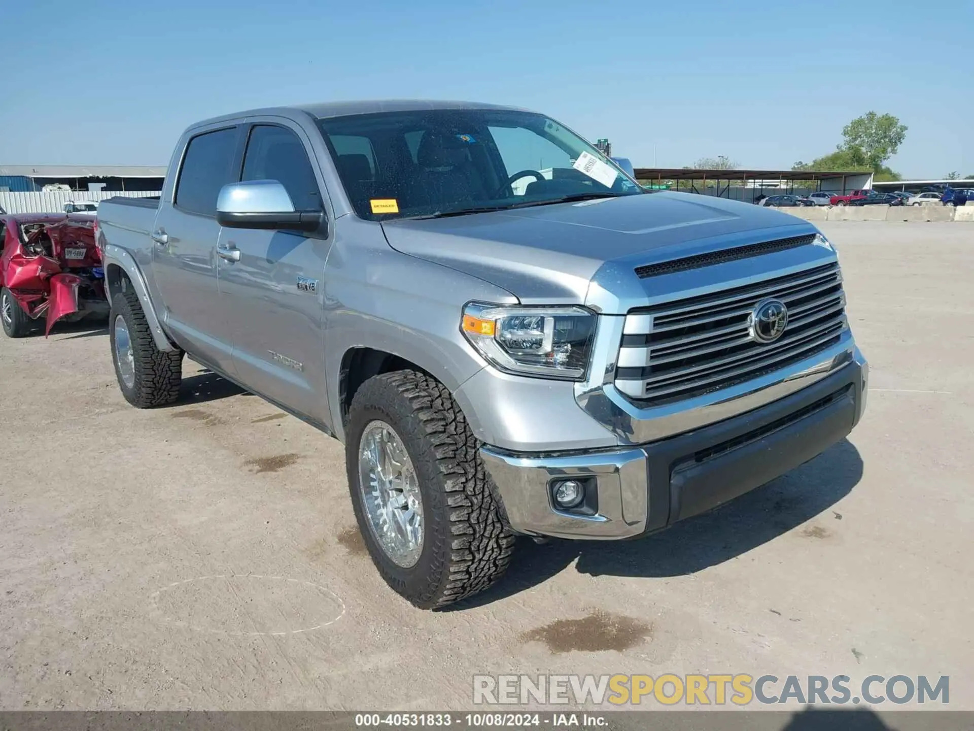 1 Photograph of a damaged car 5TFHY5F13MX983410 TOYOTA TUNDRA 2021