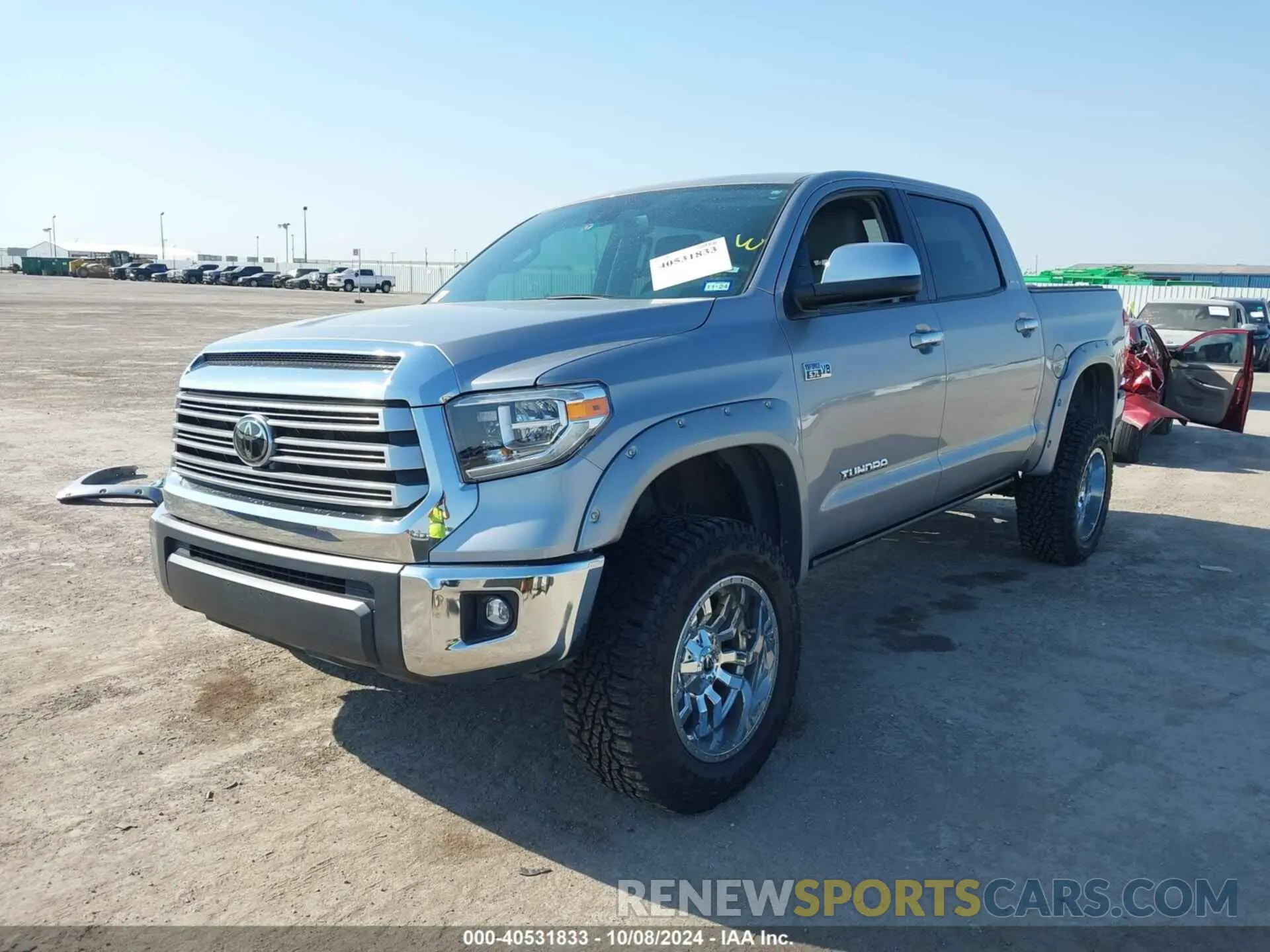 2 Photograph of a damaged car 5TFHY5F13MX983410 TOYOTA TUNDRA 2021