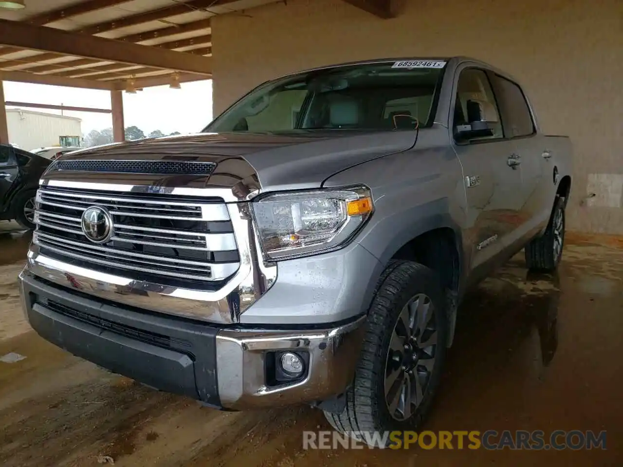 2 Photograph of a damaged car 5TFHY5F15MX012716 TOYOTA TUNDRA 2021