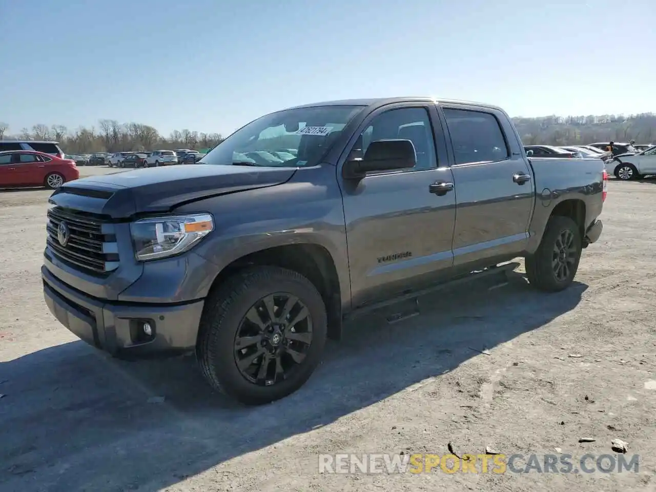 1 Photograph of a damaged car 5TFHY5F15MX018614 TOYOTA TUNDRA 2021