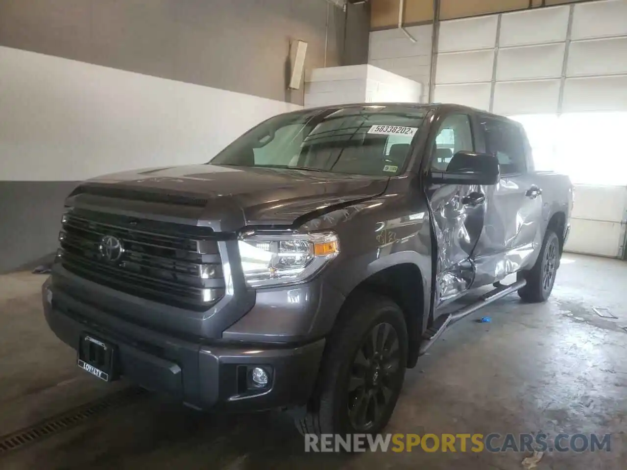 2 Photograph of a damaged car 5TFHY5F15MX040290 TOYOTA TUNDRA 2021