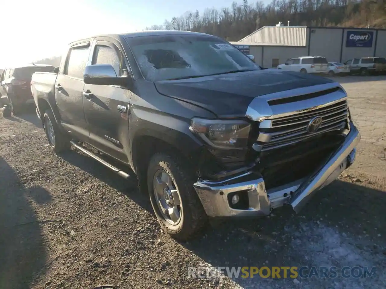 1 Photograph of a damaged car 5TFHY5F16MX009503 TOYOTA TUNDRA 2021