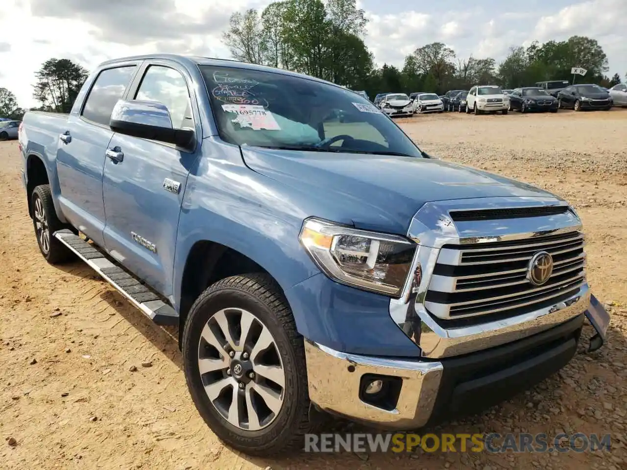 1 Photograph of a damaged car 5TFHY5F17MX974242 TOYOTA TUNDRA 2021