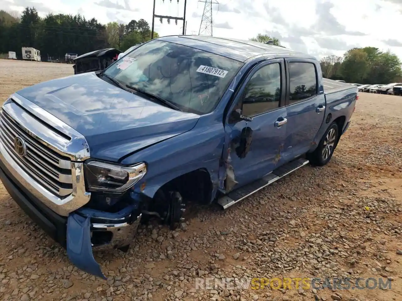 9 Photograph of a damaged car 5TFHY5F17MX974242 TOYOTA TUNDRA 2021