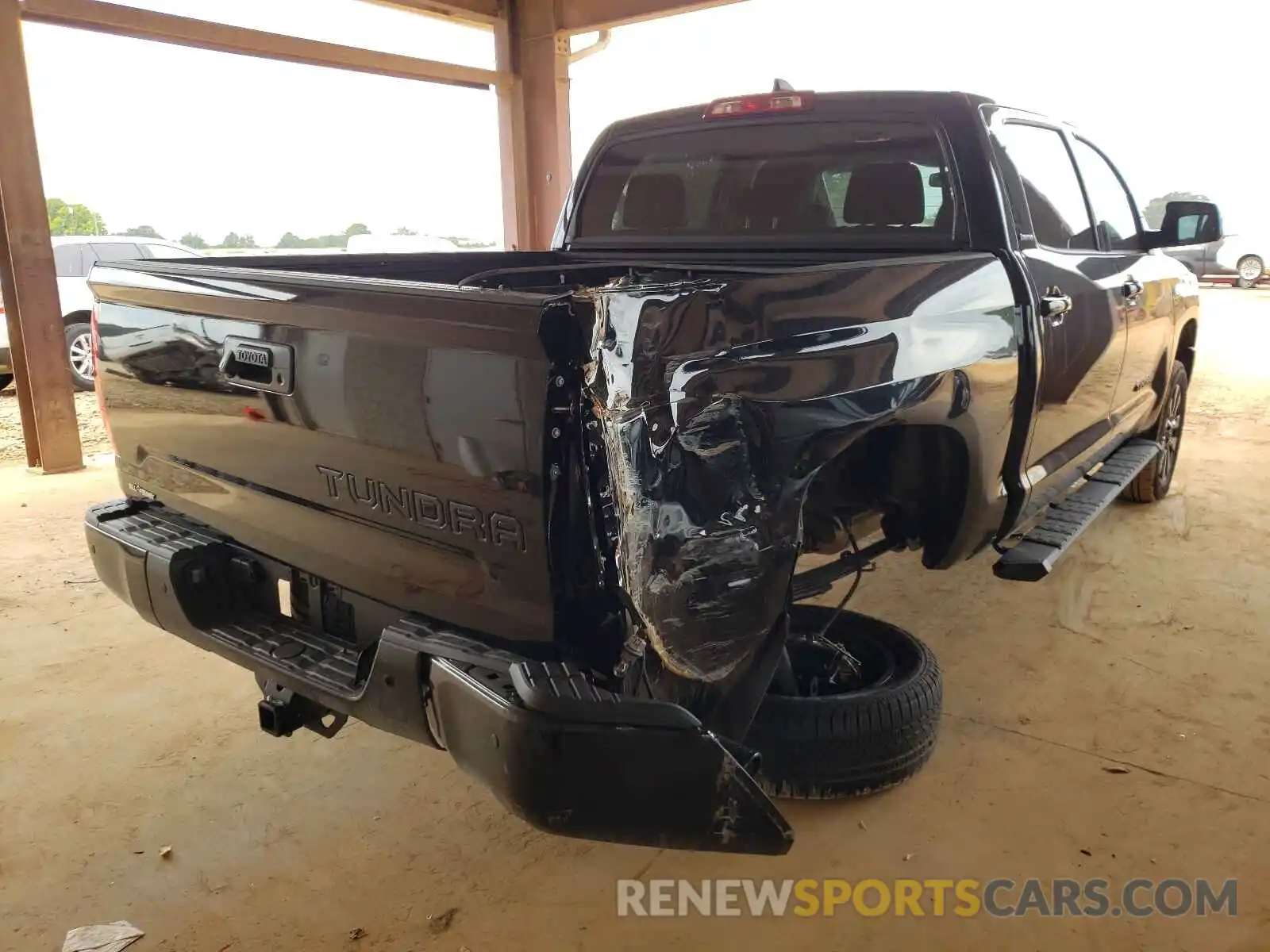 4 Photograph of a damaged car 5TFHY5F18MX009650 TOYOTA TUNDRA 2021