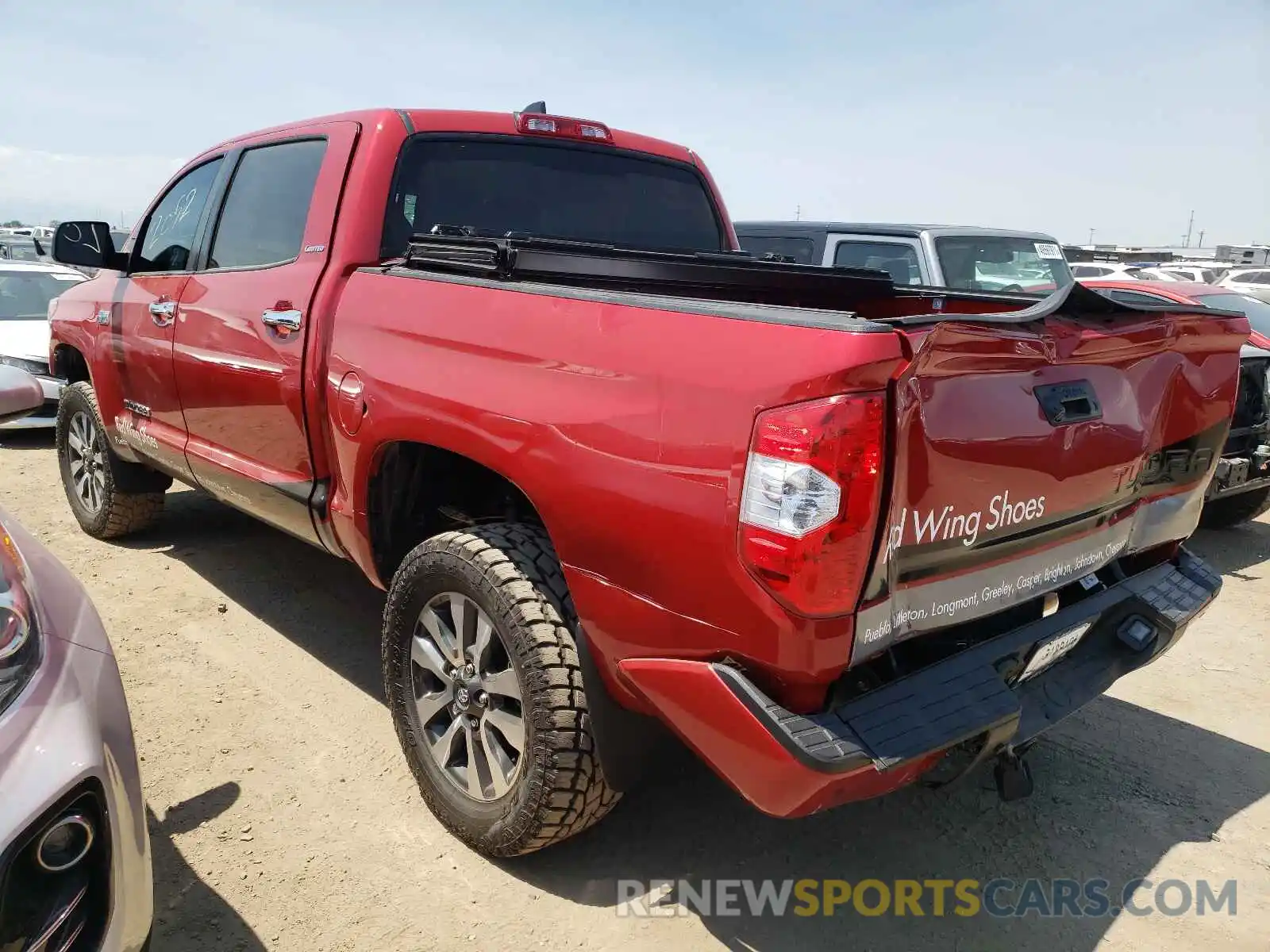 3 Photograph of a damaged car 5TFHY5F19MX021130 TOYOTA TUNDRA 2021