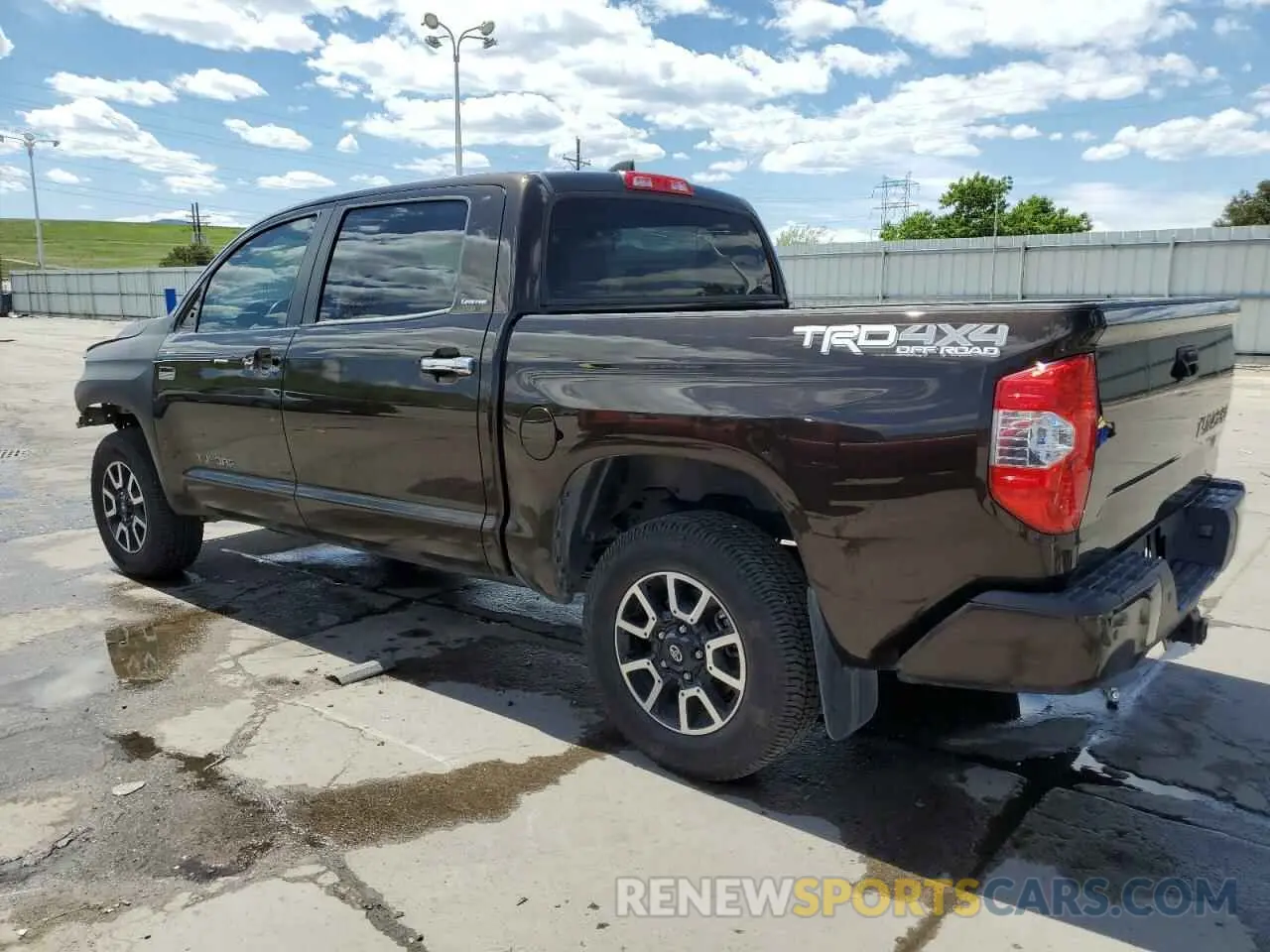 2 Photograph of a damaged car 5TFHY5F19MX967759 TOYOTA TUNDRA 2021