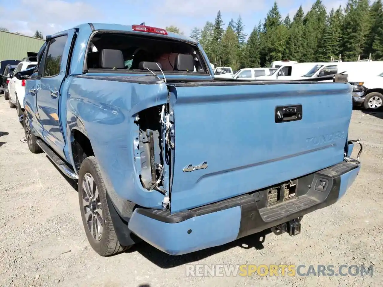 3 Photograph of a damaged car 5TFHY5F19MX967857 TOYOTA TUNDRA 2021