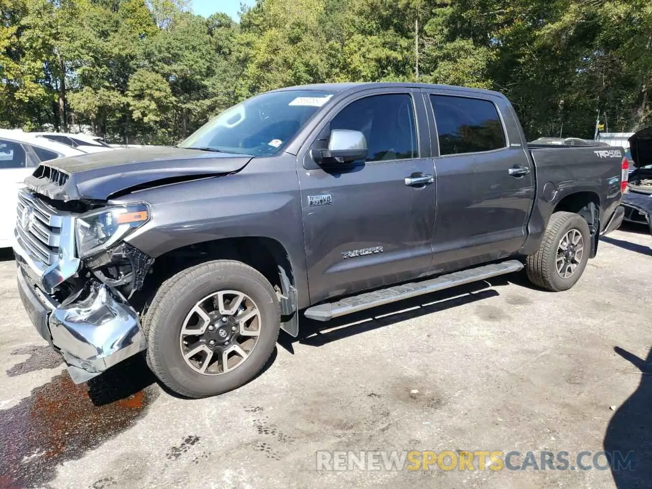1 Photograph of a damaged car 5TFHY5F1XMX963381 TOYOTA TUNDRA 2021