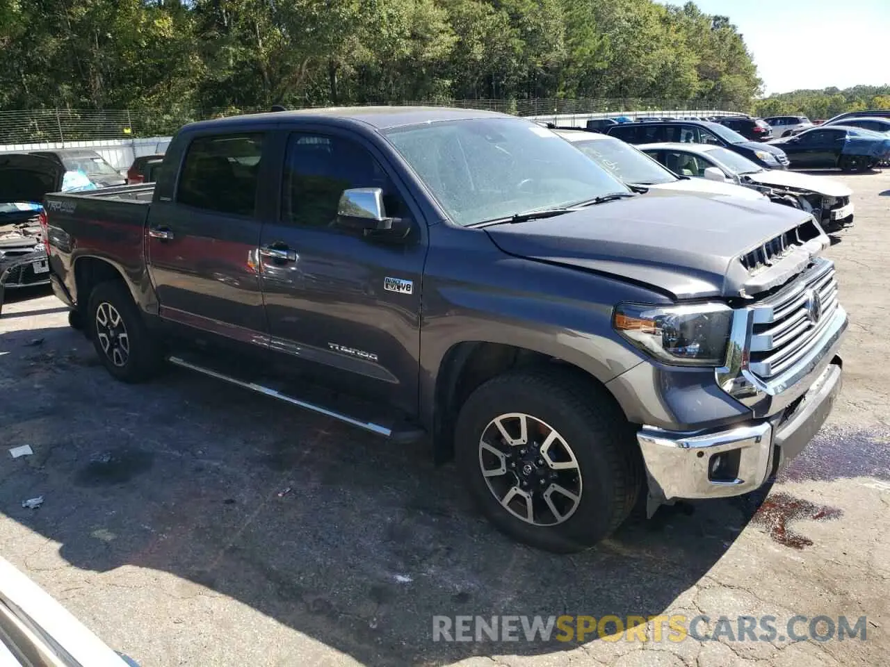 4 Photograph of a damaged car 5TFHY5F1XMX963381 TOYOTA TUNDRA 2021
