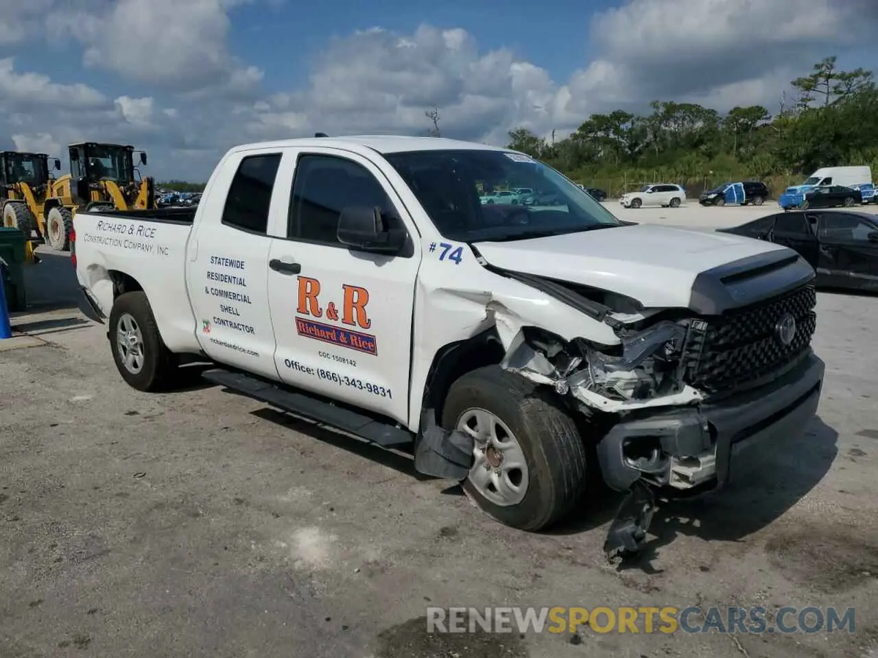 4 Photograph of a damaged car 5TFRY5F10MX279251 TOYOTA TUNDRA 2021