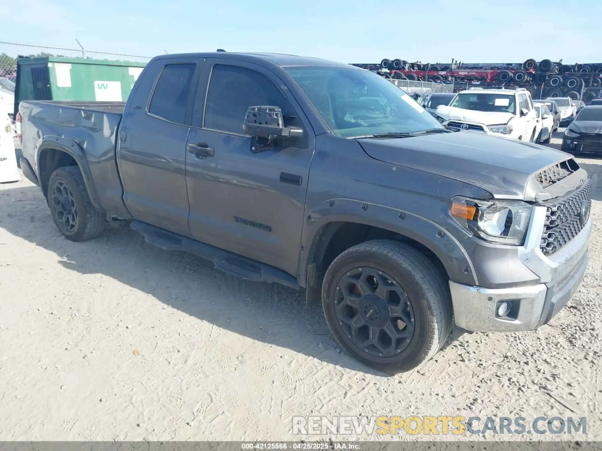 1 Photograph of a damaged car 5TFRY5F12MX287156 TOYOTA TUNDRA 2021