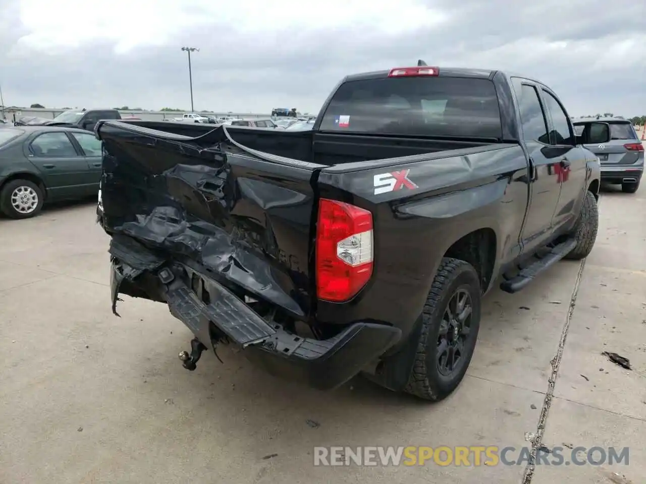 4 Photograph of a damaged car 5TFRY5F14MX276708 TOYOTA TUNDRA 2021