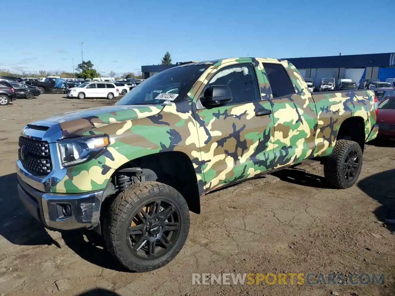 1 Photograph of a damaged car 5TFRY5F15MX292786 TOYOTA TUNDRA 2021