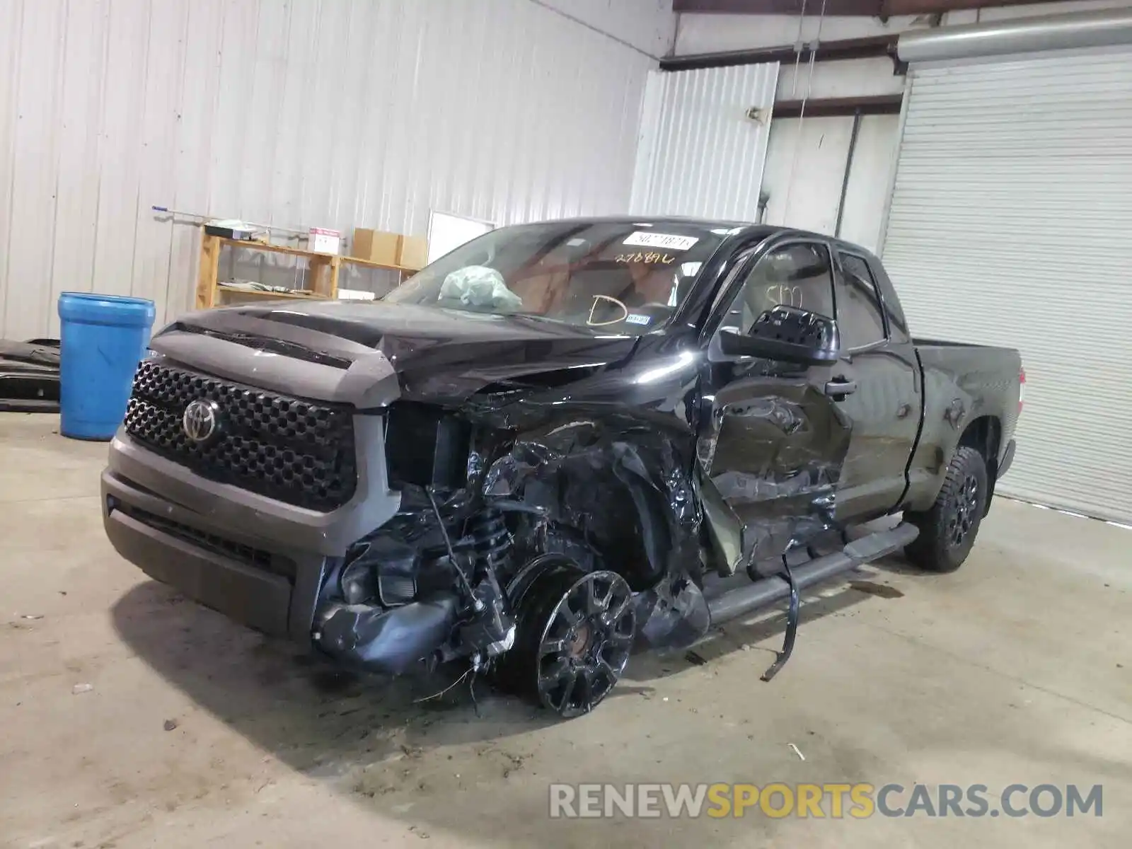 2 Photograph of a damaged car 5TFRY5F18MX278896 TOYOTA TUNDRA 2021