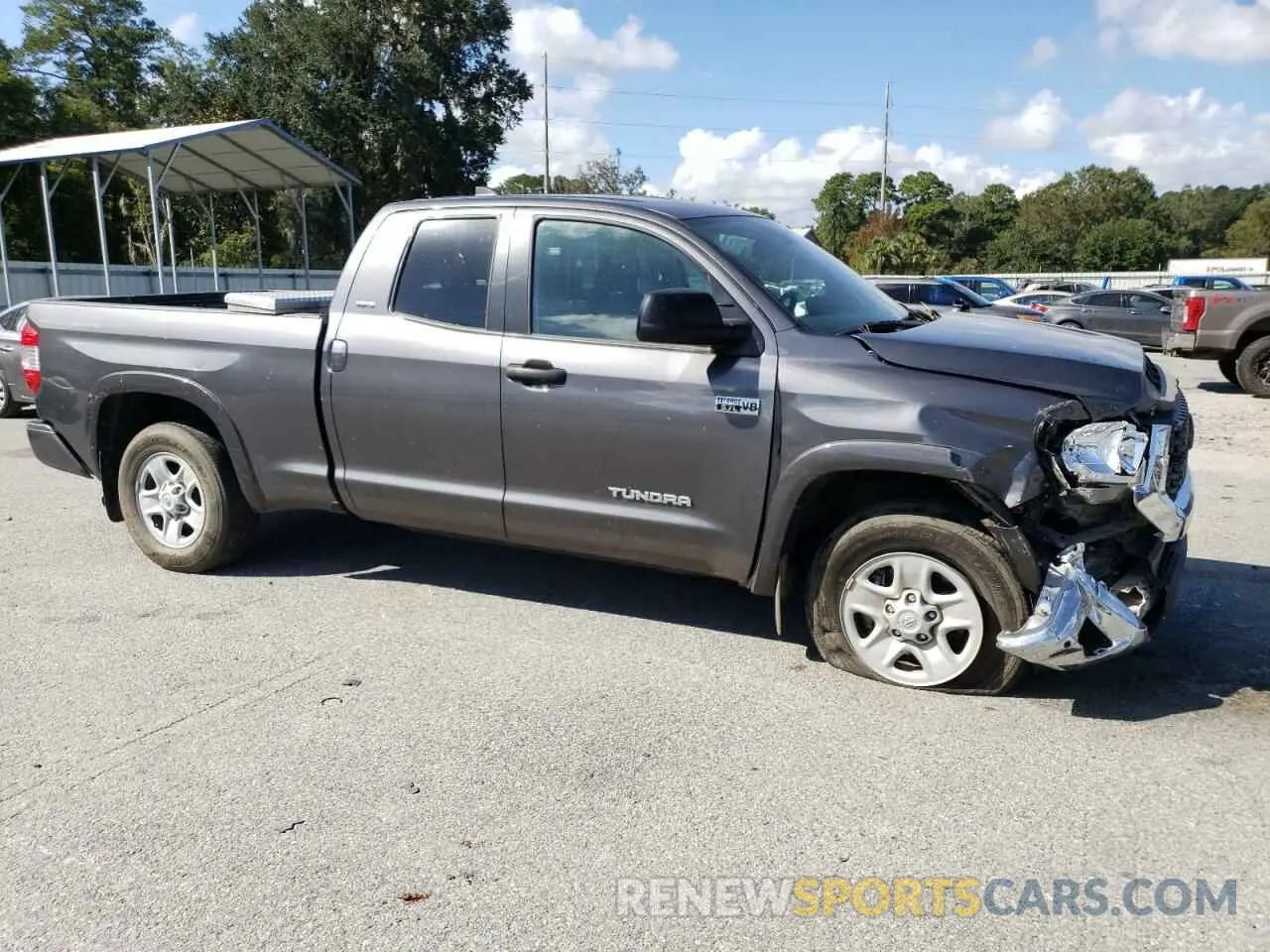 4 Photograph of a damaged car 5TFRY5F18MX296962 TOYOTA TUNDRA 2021