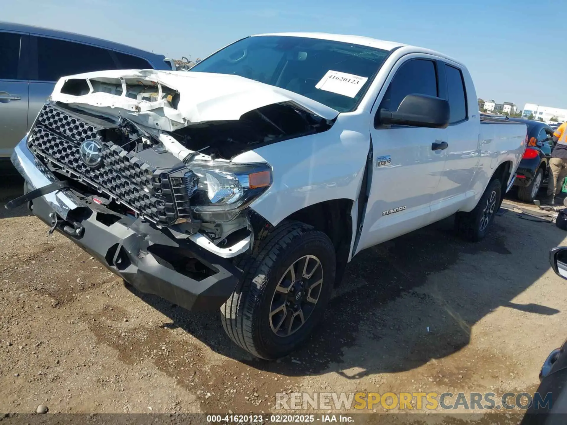 2 Photograph of a damaged car 5TFRY5F19MX293763 TOYOTA TUNDRA 2021