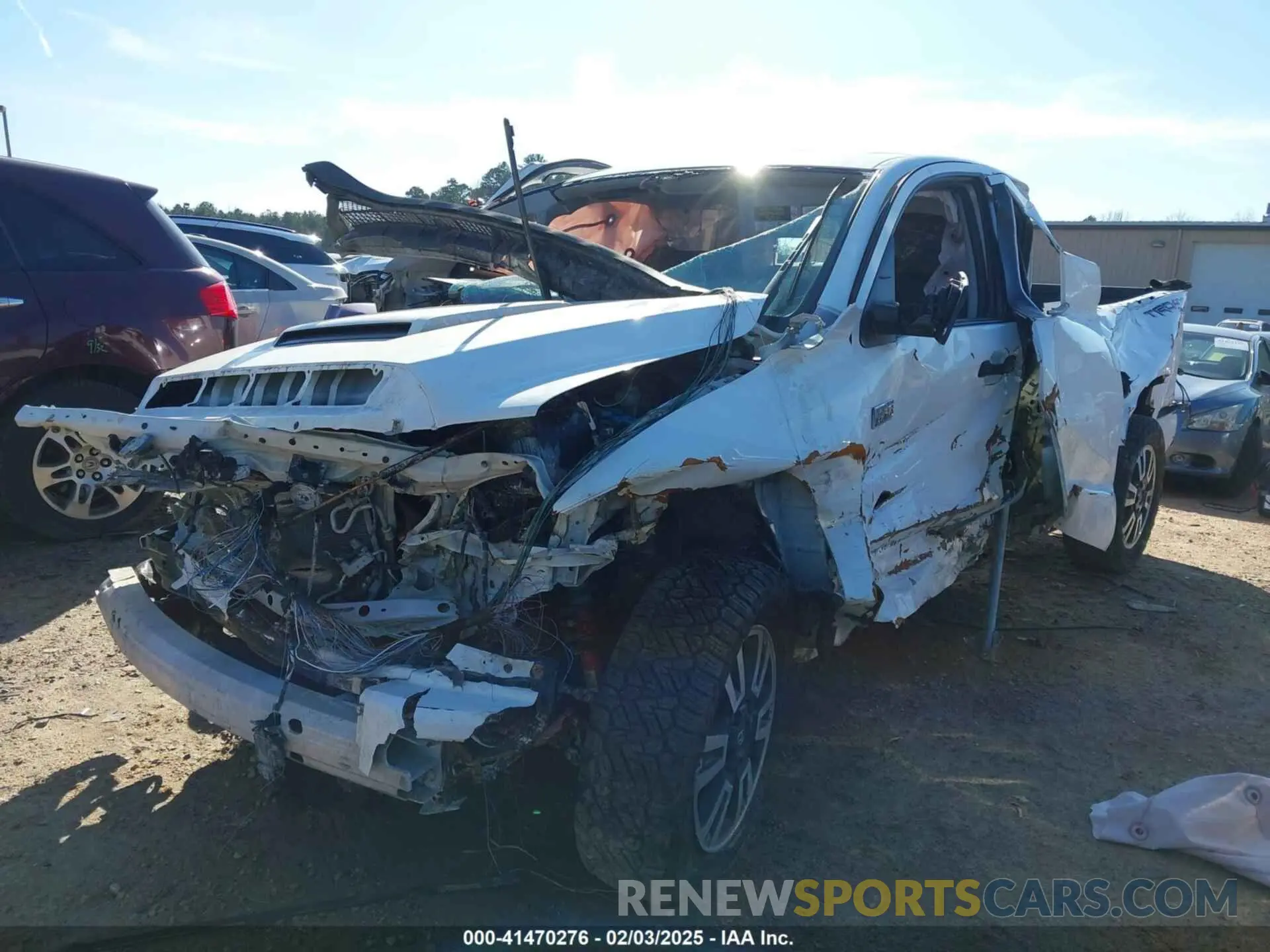 2 Photograph of a damaged car 5TFUY5F11MX011609 TOYOTA TUNDRA 2021