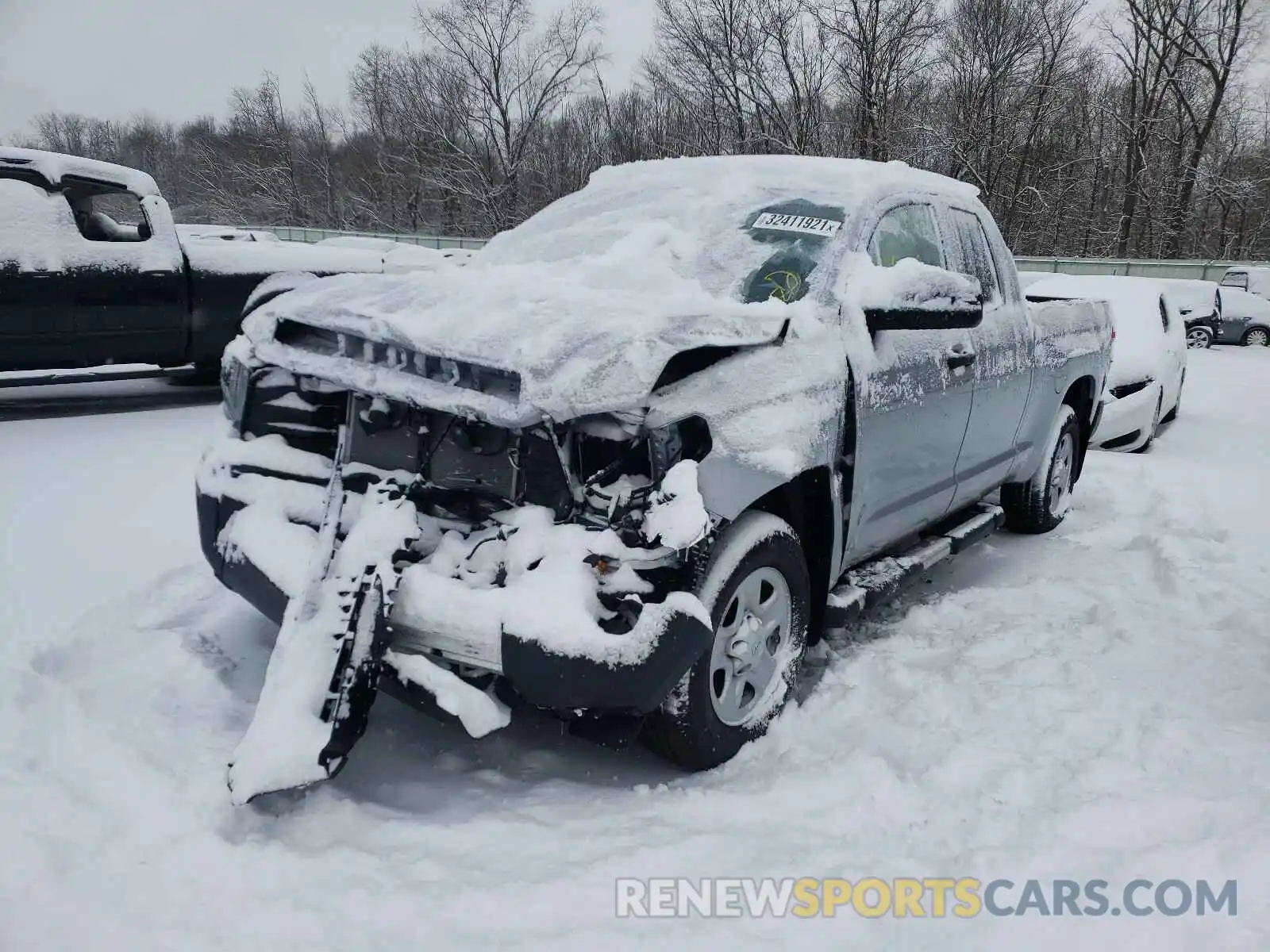 2 Photograph of a damaged car 5TFUY5F11MX963705 TOYOTA TUNDRA 2021