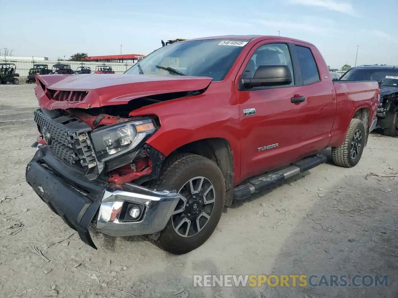 1 Photograph of a damaged car 5TFUY5F11MX971951 TOYOTA TUNDRA 2021