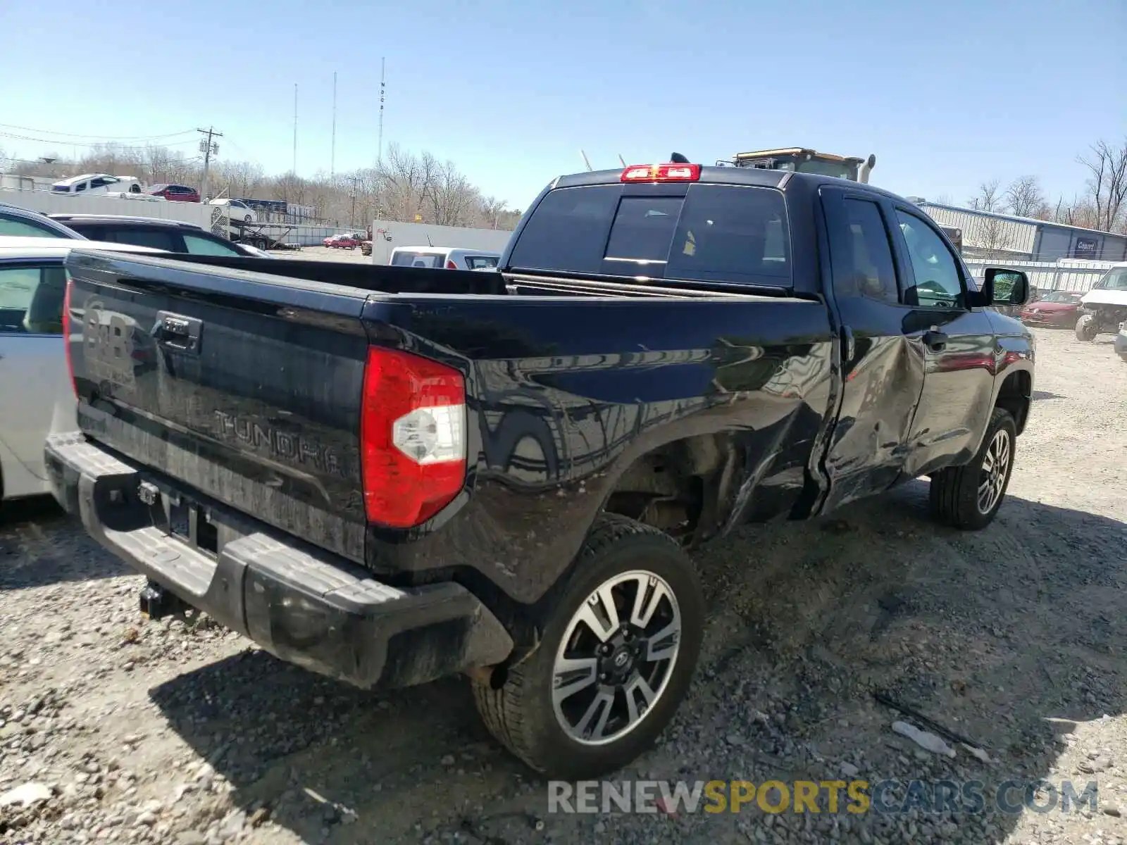 4 Photograph of a damaged car 5TFUY5F14MX966095 TOYOTA TUNDRA 2021