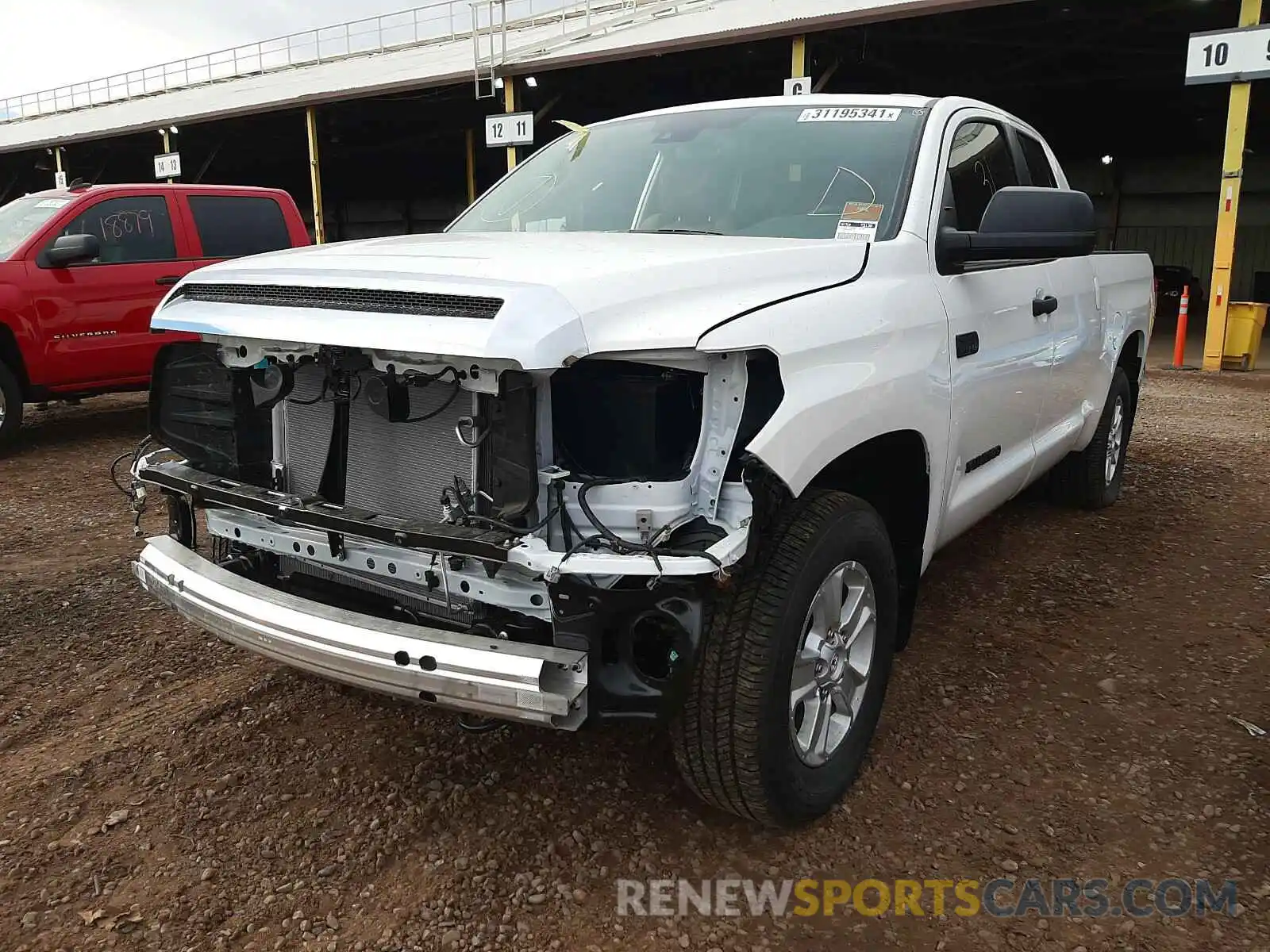 2 Photograph of a damaged car 5TFUY5F14MX975346 TOYOTA TUNDRA 2021