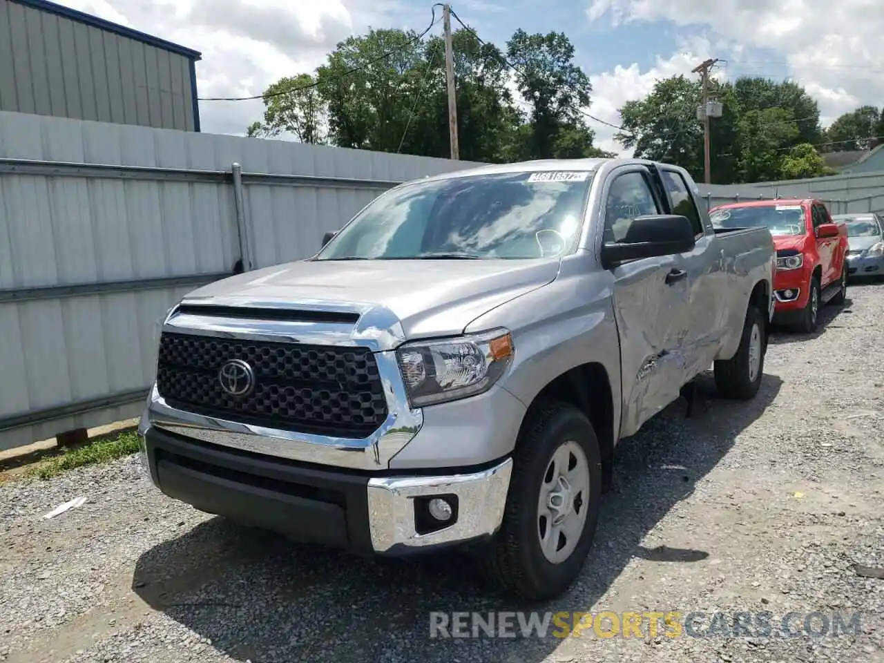 2 Photograph of a damaged car 5TFUY5F14MX976089 TOYOTA TUNDRA 2021