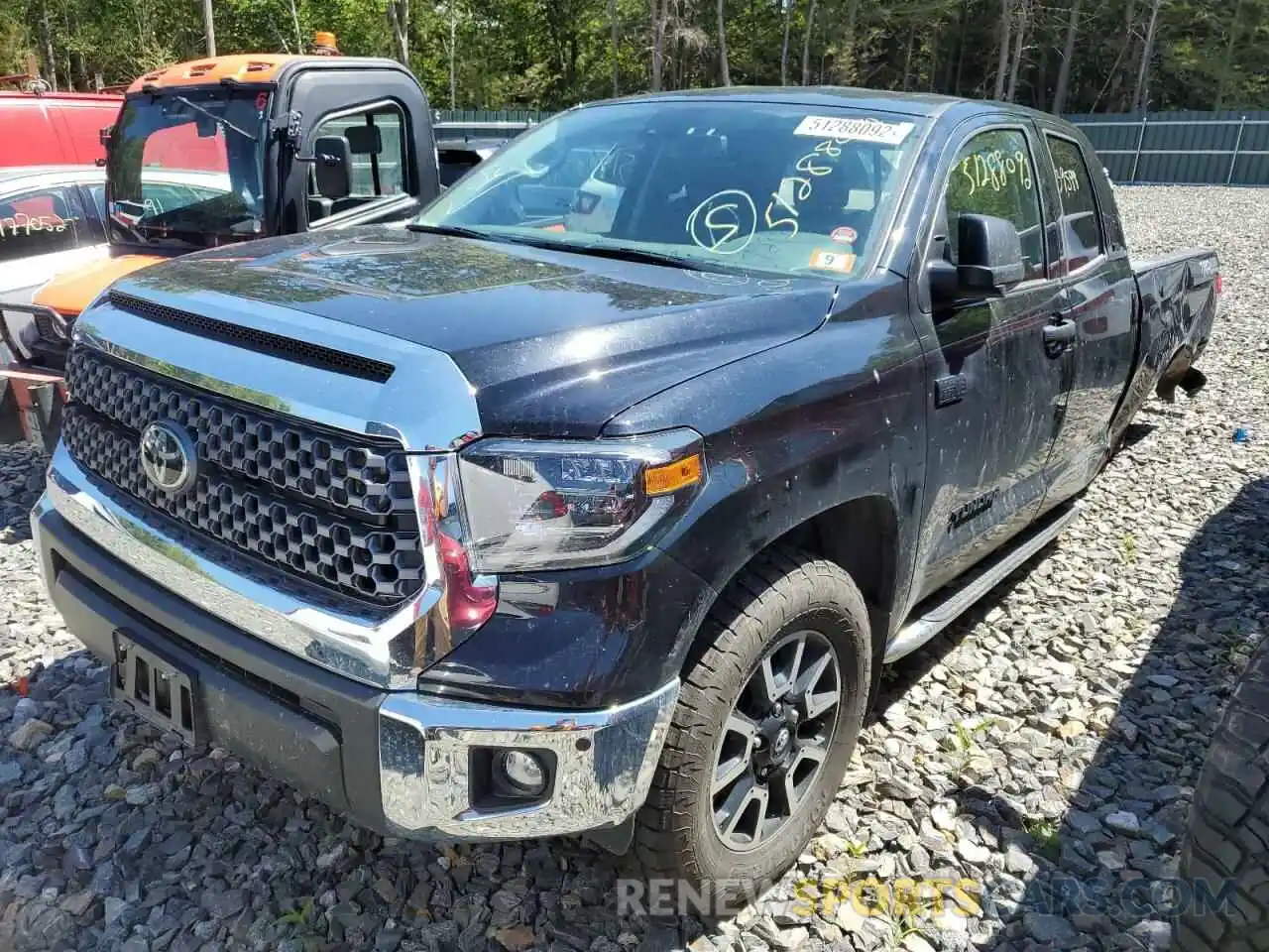 2 Photograph of a damaged car 5TFUY5F15MX966462 TOYOTA TUNDRA 2021