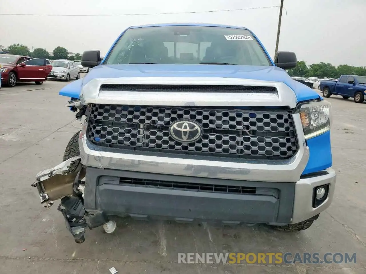5 Photograph of a damaged car 5TFUY5F17MX974921 TOYOTA TUNDRA 2021