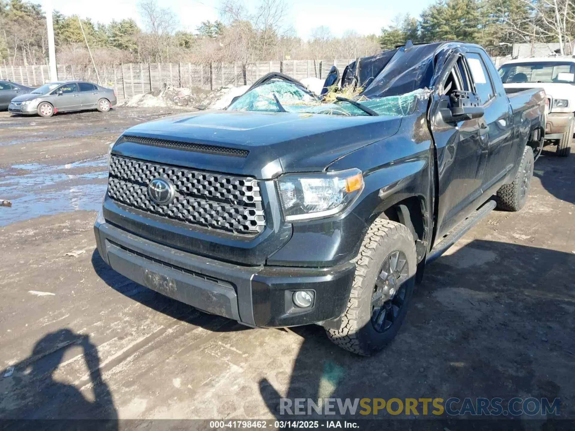 2 Photograph of a damaged car 5TFUY5F17MX989323 TOYOTA TUNDRA 2021
