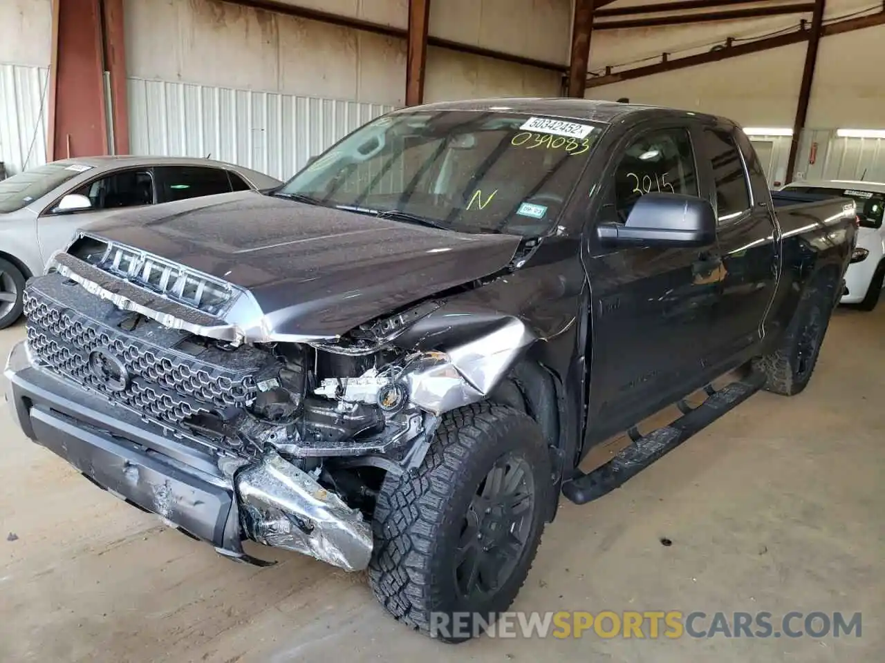 2 Photograph of a damaged car 5TFUY5F18MX039083 TOYOTA TUNDRA 2021