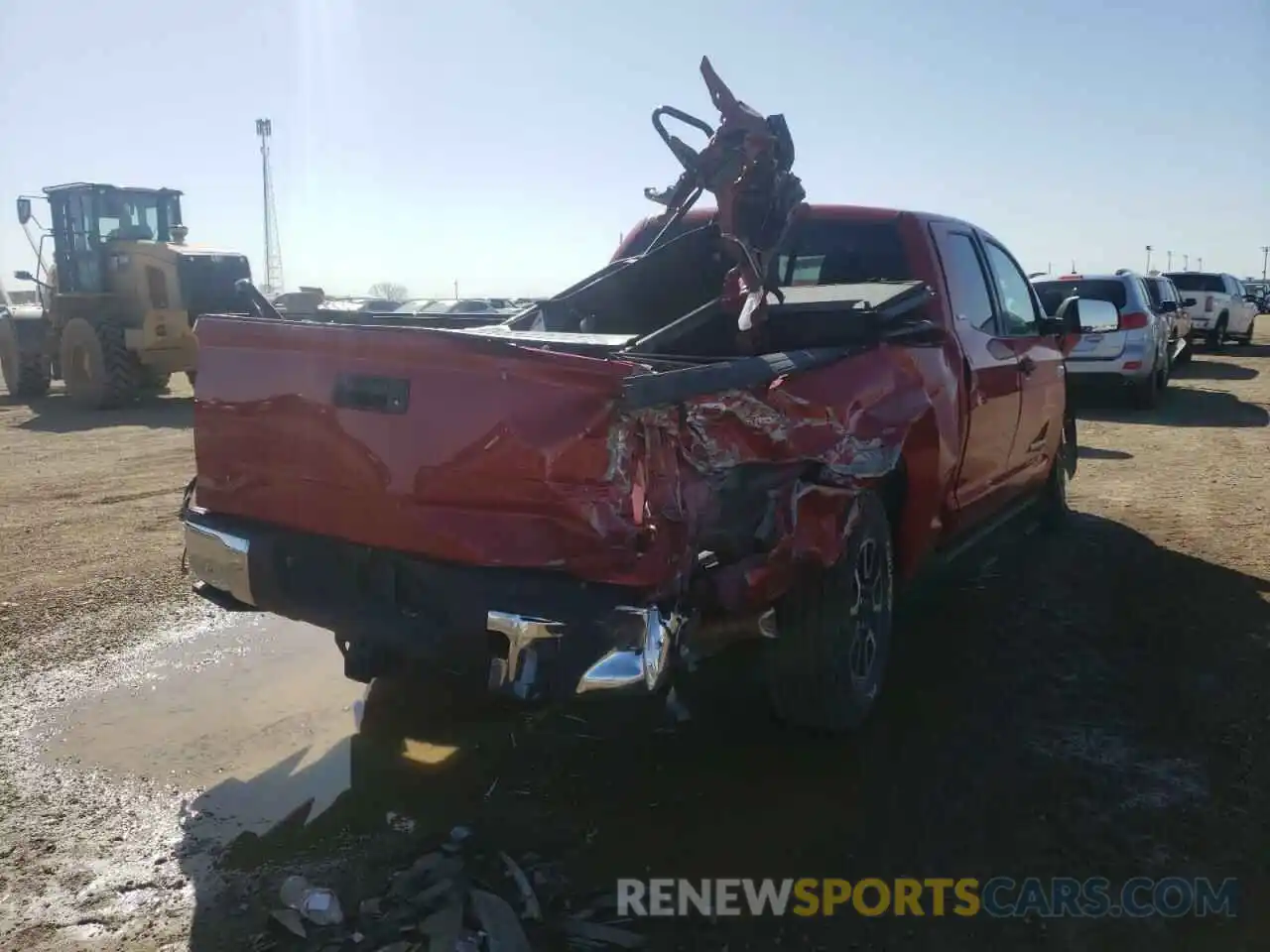 4 Photograph of a damaged car 5TFUY5F19MX033874 TOYOTA TUNDRA 2021