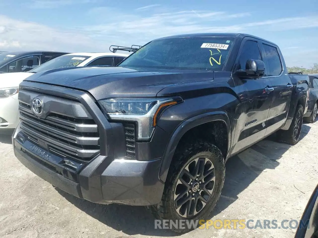 1 Photograph of a damaged car 5TFJA5AB1NX001364 TOYOTA TUNDRA 2022