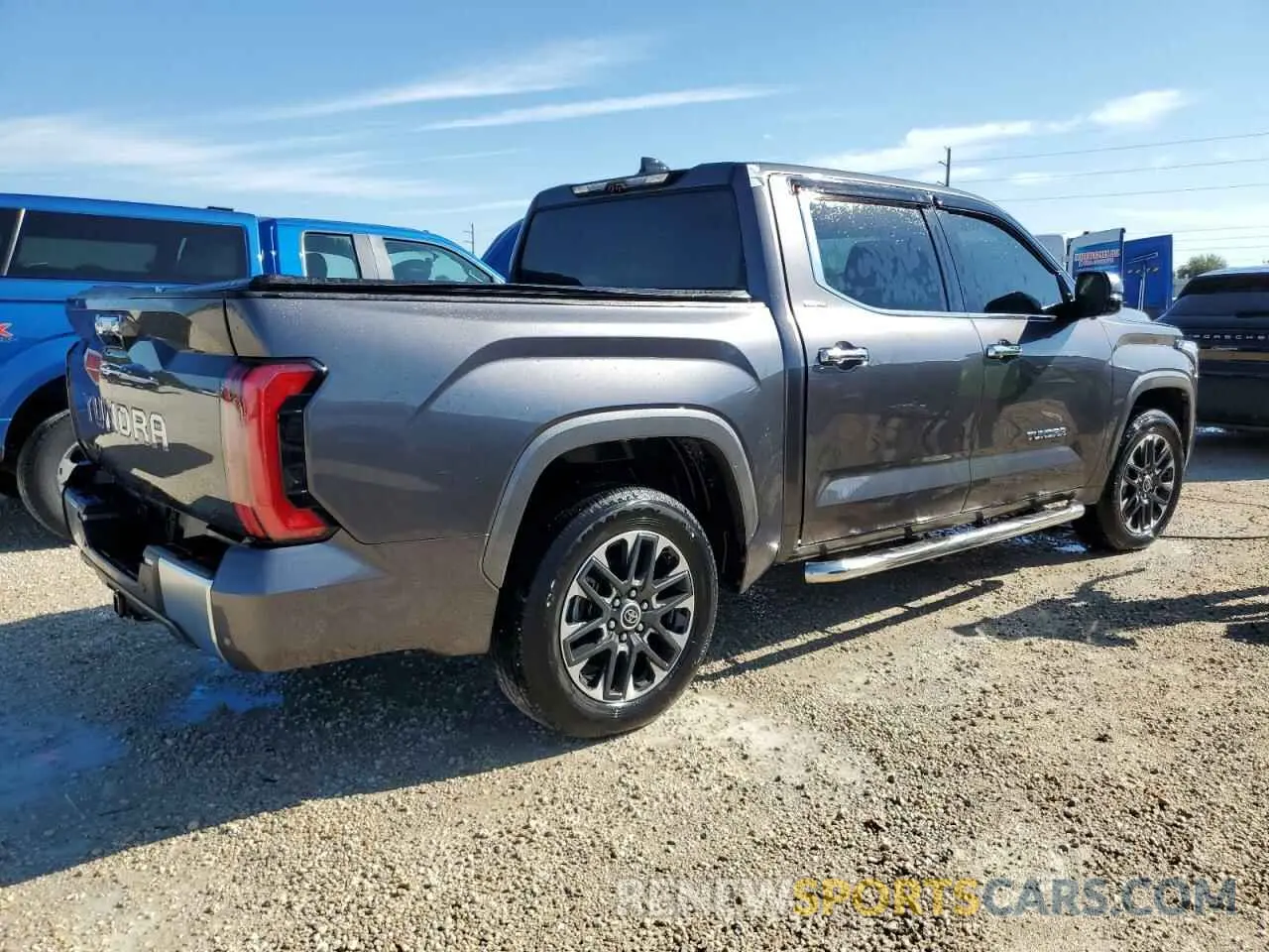 3 Photograph of a damaged car 5TFJA5AB6NX001537 TOYOTA TUNDRA 2022