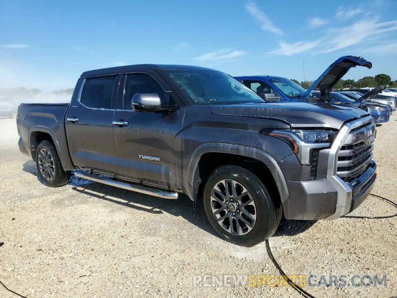 4 Photograph of a damaged car 5TFJA5AB6NX001537 TOYOTA TUNDRA 2022