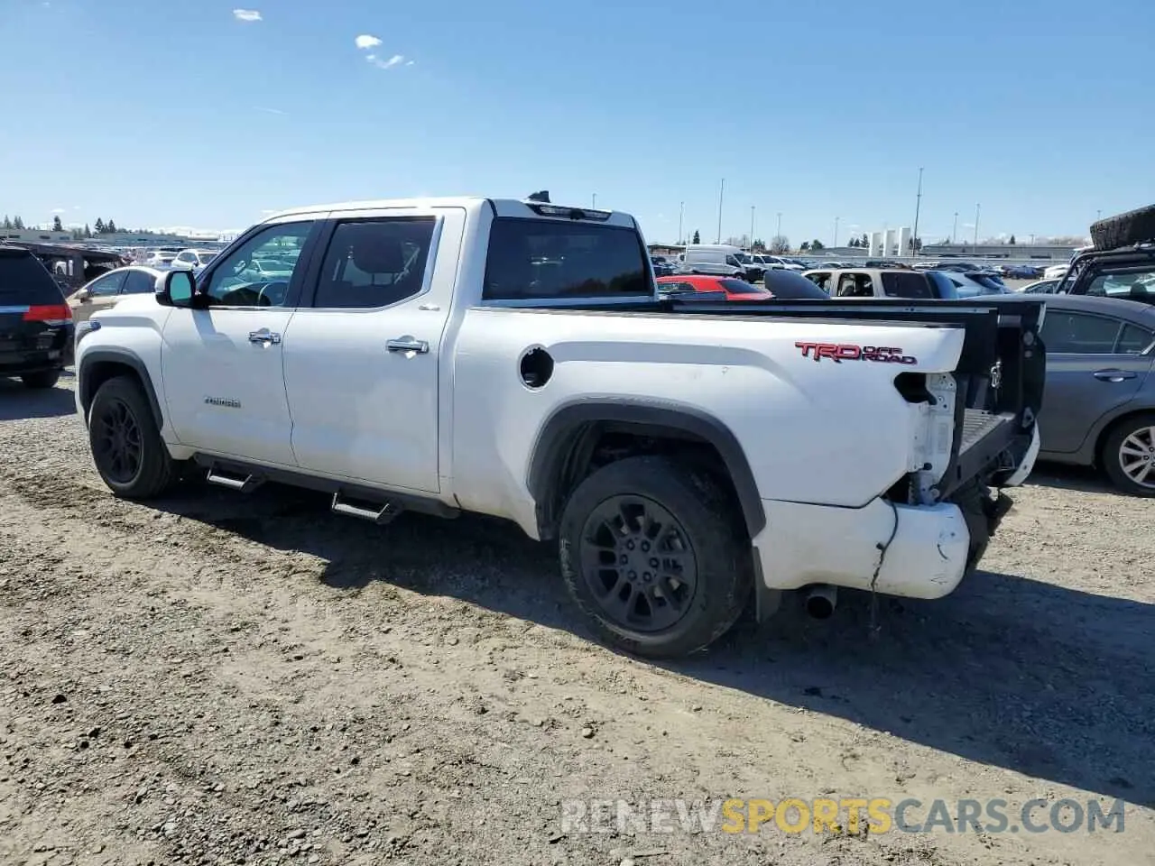 2 Photograph of a damaged car 5TFJA5BC1NX002361 TOYOTA TUNDRA 2022