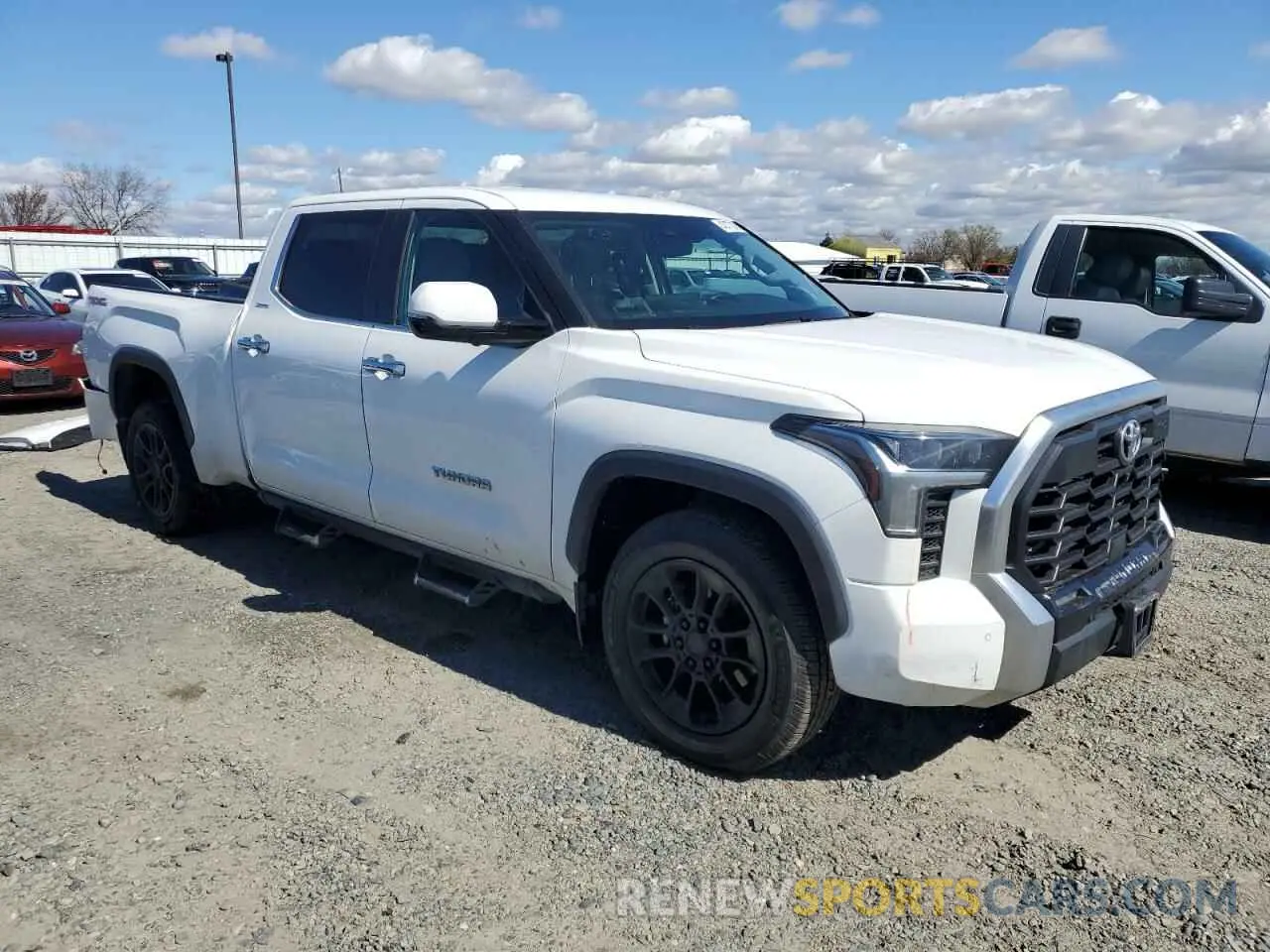 4 Photograph of a damaged car 5TFJA5BC1NX002361 TOYOTA TUNDRA 2022